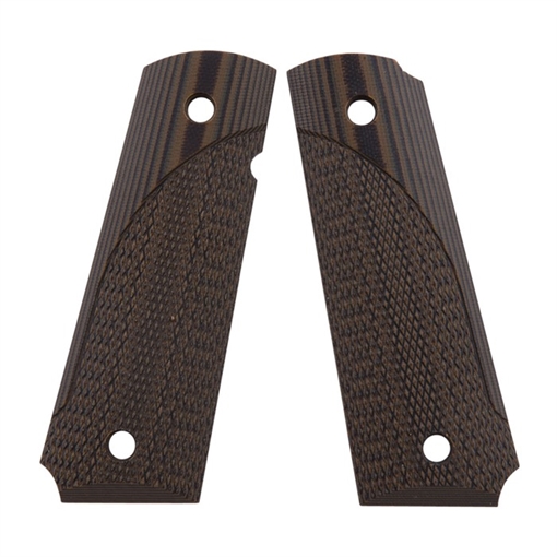 Picture of Pachmayr 1911 FULL SIZE GREEN/BLACK CHECKERED G-10 GRIPS 61000