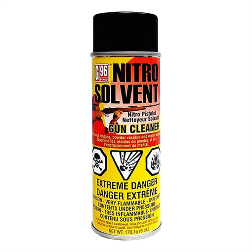 Picture of G-96 NITRO SOLVENT GUN CLEANER AEROSOL 6-OZ ( 12 PER CASE ) 01105