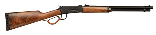 Picture of Gforce Arms Saddlehorn 30-30 Win 5+1 20" Black Steel Barrel, Blued Aluminum Receiver, Fixed Turkish Walnut Stock, Right Hand GFLVR3030