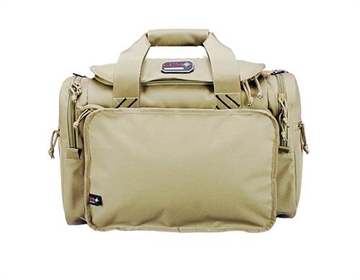 Picture of G-Outdoors Large Range Bag with Lift Ports & 4 Ammo Dump Cups-Tan GPS-2014LRBT