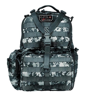 Picture of G-Outdoors Tactical Range Backpack 3 Handguns Capacity -Gray Digital GPS-T1612BPGDC