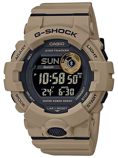 Picture of G-shock/vlc Distribution G-Shock Tactical Move Power Trainer Fitness Tracker Tan GBD800UC5