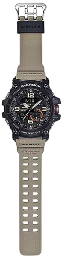 Picture of G-shock/vlc Distribution G-Shock Tactical MudMaster Keep Time Tan Size 145-215mm Features Digital Compass GG10001A5