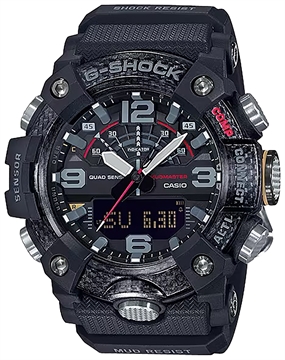 Picture of G-shock/vlc Distribution G-Shock Tactical MudMaster Keep Time Black Size 145-215mm Features Digital Compass GGB1001A