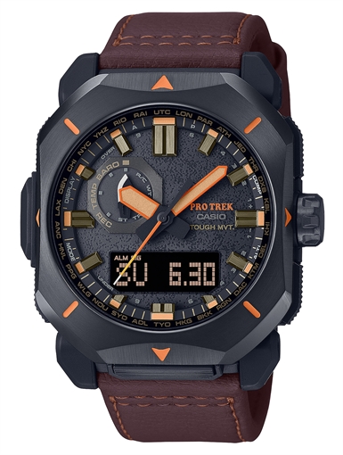 Picture of G-shock/vlc Distribution Casio Pro Trek Black/Brown Size 145-215mm Features Digital Compass PRW6900YL5