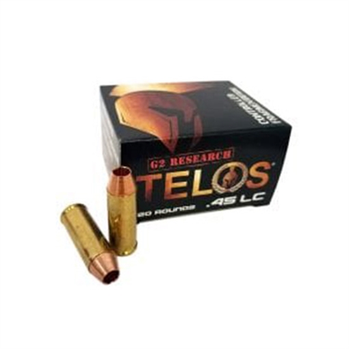 Picture of G2 RESEARCH TELOS AMO 45 COLT 160GR 1050 FPS 20-RD ( 25 BOX PER CASE) G00628
