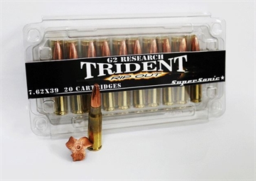 Picture of G2 Research Trident 7.62 x 39 124 Grain Ammo - Box of 20 round G2R-00603