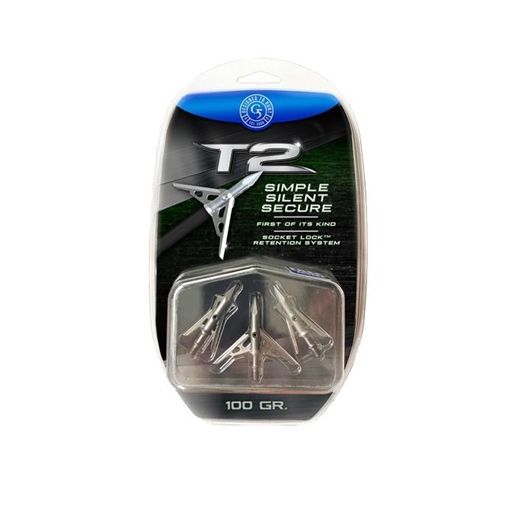 Picture of G5 Outdoors T2: 2-Blade Match Expandable Broadhead 100gr BMP 3/pk 743