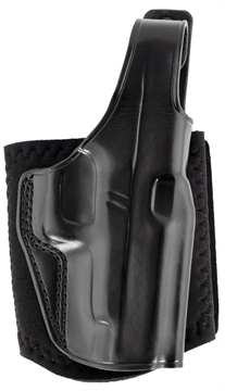 Picture of Galco Ankle Glove Size Fits Ankles up to 13" Black Leather Hook & Loop Compatible w/Glock 48/Glock 48 MOS Right Hand AG834B