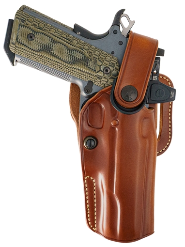 Picture of Galco APO212R APO Strongside/Crossdraw OWB Tan Steerhide Fits Kimber 1911 5" Right Hand 601299032910