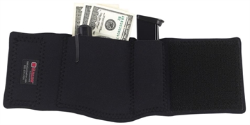 Picture of Galco CAS Ankle Safe Fits Springfield SA-35 13" Hook & Loop Mount Black Neoprene AS3B