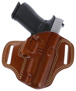 Picture of Galco Combat Master OWB Tan Leather Belt Slide Fits S&W J Frame Fits Charter Arms Undercover Right Hand CM158
