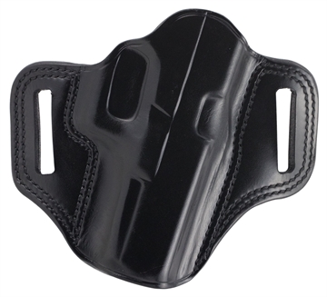 Picture of Galco Combat Master OWB Black Leather Belt Slide Compatible w/Glock 20/21/37, Belt 1.75" Wide Right Hand CM228B