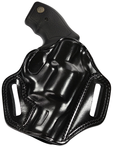 Picture of Galco Combat Master OWB Black Leather Belt Slide Fits Browning Hi-Power/Springfield SA-35/Girsan MC P35/Match Right Hand CM270B
