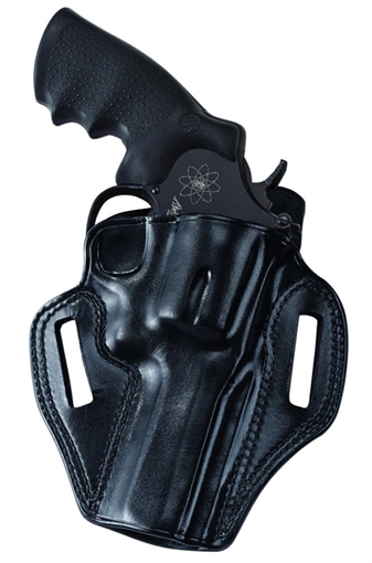 Picture of Galco Combat Master OWB Black Leather Belt Slide Fits Glock 43/43x Fits Springfield Hellcat Right Hand CM800B