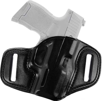 Picture of Galco Combat Master OWB Black Leather Belt Slide Fits Sig P365 Fits Sig P365 SAS Right Hand CM838B