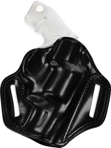 Picture of Galco Combat Master OWB Black Leather Belt Slide Fits S&W N Frame Right Hand CM126B