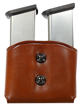 Picture of Galco DMC Mag Carrier Double Tan Leather Belt Loop 45 ACP Belts 1.50-1.75" Wide Compatible w/ Single Stack Compatible w/ Sig P220 Compatible w/ 1911 DMC26