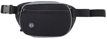 Picture of Galco Fastrax PAC Waistpack Size Compact Black/Gray Neoprene Compatible w/Glock 32/Kahr CW Belt Up to 50" Wide Ambidextrous FTPRGBC