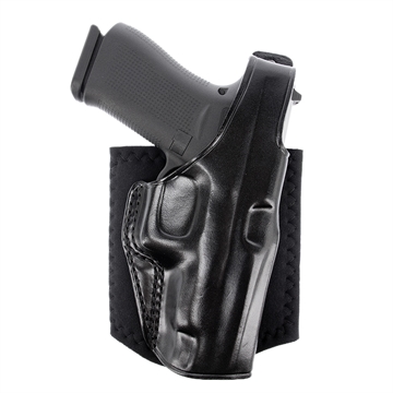Picture of Galco Ankle Glove Holster Black Neoprene Compatible w/ Glock 43 Right AG800RB