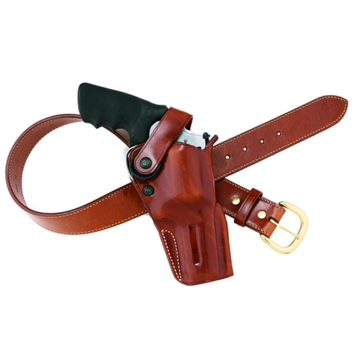 Picture of Galco DAO OWB Tan Leather Belt Slide Fits Ruger Alaskan Right Hand DAO186