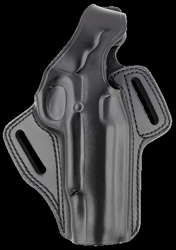 Picture of Galco Fletch OWB Black Leather Belt Slide Fits 1911 Right Hand FL212RB