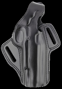 Picture of Galco Fletch OWB Black Leather Belt Slide Fits 1911 Right Hand FL212RB