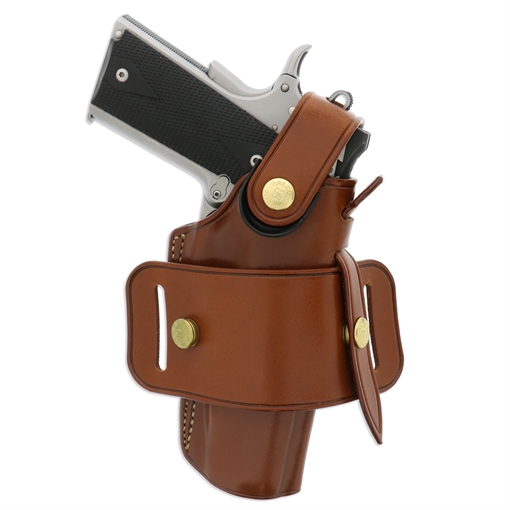 Picture of Galco Ironhide OWB Tan Leather Belt Slide Fits 1911 Ambidextrous IRO212