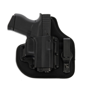 Picture of Galco QuickTuk Cloud IWB Black Kydex/Nylon Compatible w/ Glock 43/Springfield Hellcat/ S&W M&P Shield EZ UniClip Mount Right Hand QTC800RB
