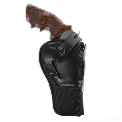 Picture of Galco Switchback OWB Black Leather Belt Slide Fits S&W X Frame 500/Taurus Raging Bull/6.50" Barrel Ambidextrous SR86B