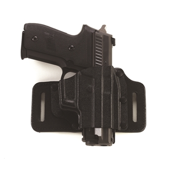 Picture of Galco TacSlide OWB Black Kydex/Leather Belt Slide Fits S&W M&P Shield Fits Ruger Max-9 Fits S&W M&P Shield 2.0 Right Hand TS652B