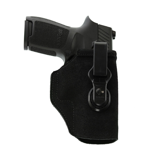 Picture of Galco Tuck-N-Go 2.0 IWB Black Leather Compatible w/ Glock 31/17 Gen1-5/22 Gen2-5 UniClip/Stealth Clip Mount Ambidextrous TUC224B