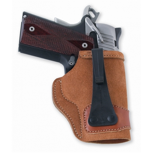 Picture of Galco Tuck-N-Go 2.0 IWB Black Leather Compatible w/ Glock 43/Taurus GX4/Springfield Hellcat UniClip/Stealth Clip Mount Right Hand TUC800B