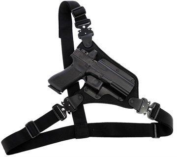 Picture of Galco High Ready Chest Holster Fits Chest Up To 58" Black/ Fits Ruger Alaskan HR186B