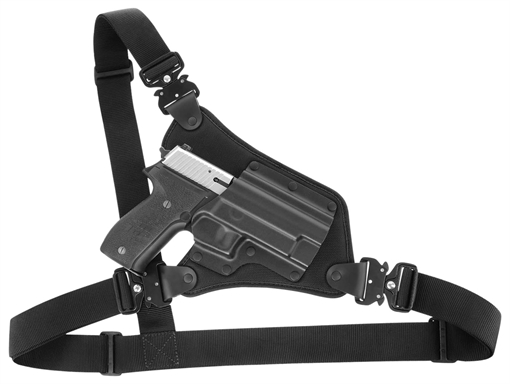 Picture of Galco High Ready Fits Chest Up To 58 " Black Kydex/Nylon Shoulder/Torso Strap Fits Kimber 1911/Colt 1911/AMT Hardballer Right Hand HR212RB