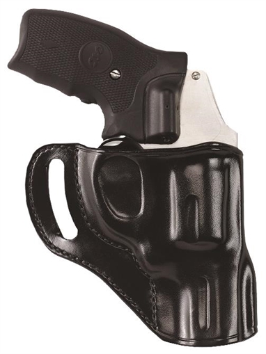 Picture of Galco Hornet OWB Black Leather Belt Slide Fits S&W J Frame Fits 2" Barrel Right Hand HT158B