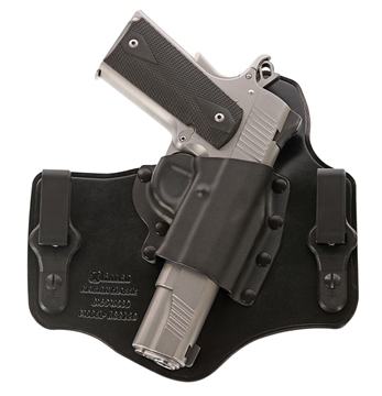 Picture of Galco KingTuk Classic IWB Black Kydex/Leather UniClip Compatible w/Glock 42 Belt 1.75" Wide Right Hand KC600B
