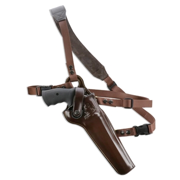 Picture of Galco Kodiak Chest Holster Havana Brown Leather Sholder Strap,Torso Strap Fits Taurus Raging Bull Fits S&W 460/500 8.375" Right Hand KK172H
