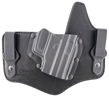 Picture of Galco KingTuk Deluxe IWB Black Kydex/Leather UniClip Fits Sig P220 Fits Sig P226 Right Hand KT248B