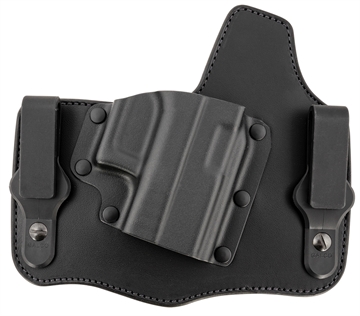 Picture of Galco KingTuk Deluxe IWB Black Kydex/Leather Fits Glock 43, UniClip, Right Hand KT800RB
