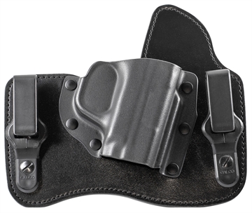 Picture of Galco KingTuk Deluxe IWB Black Kydex/Leather UniClip Fits S&W M&P Shield Right Hand KT826B