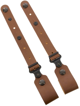 Picture of Galco Horizontal Shoulder System Tie Down Set 2.0 Tan Full Grain Leather Ambidextrous MC2TD