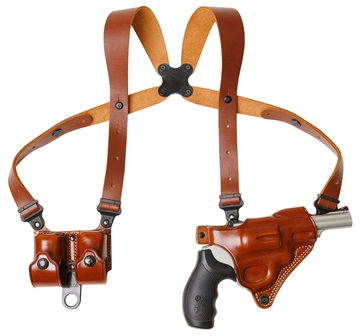 Picture of Galco MCII104 Miami Classic II Shoulder System Shoulder Fits Chest Up To 56"/Sig P365 X Macro Tan Steerhide  Right Hand 601299018549
