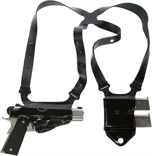 Picture of Galco Miami Classic II Shoulder System Black Full Grain Leather MCII870B