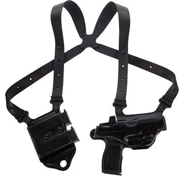 Picture of Galco MCII894RB Miami Classic II Shoulder System Shoulder Fits Chest Up To 56"/Sig P365 X Macro Black Steerhide  Right Hand 601299033542