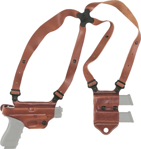 Picture of GALCO MIAMI II SHOULDER SYSTEM RH LTHR FOR GLOCK 20/21 TAN< MCII228