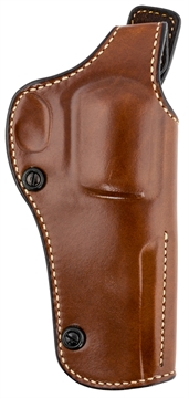 Picture of Galco Phoenix OWB Tan Leather Belt Slide Fits Ruger GP100 Fits S&W L Frame Right Hand PHX334