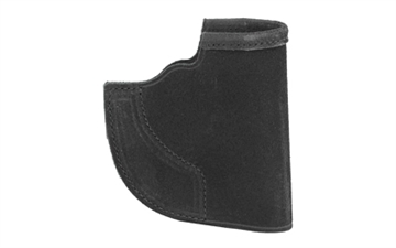 Picture of Galco Gunleather Pocket Protector Holster, Fits J Frame, Ambidextrous, Leather Material, Black Finish PRO158B