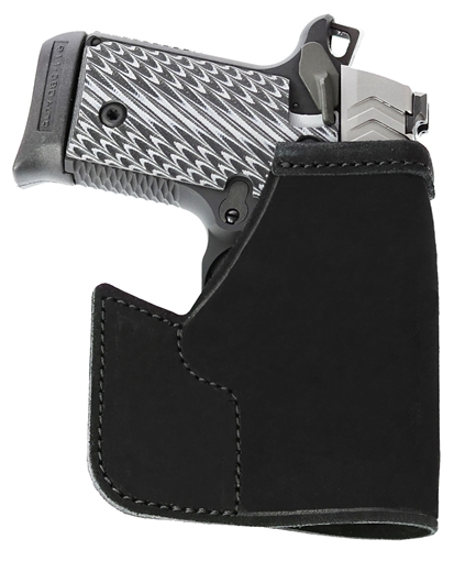 Picture of Galco Pocket Protector Black Leather Fits Sig P938/Kimber Micro 9 Ambidextrous PRO664B