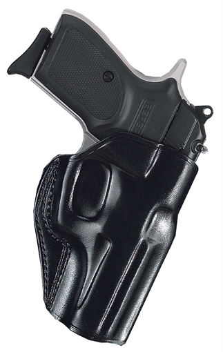 Picture of Galco Stinger OWB Black Leather Compatible w/ Glock 43/43X/Taurus GX4/Springfield Hellcat Belt Loop Mount Right Hand SG800B